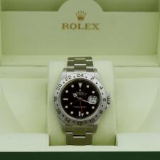 Gents Rolex Explorer II 16570 Steel case with Black dial