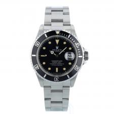 Gents Rolex Submariner Date 16610 Stainless Steel case with Black dial