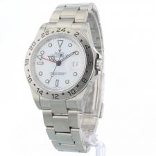 Gents Rolex Explorer II 16570 Steel case with White dial