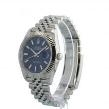 Gents Rolex Datejust 41 126334 Steel case with Blue dial