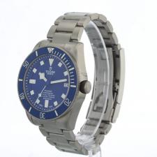 Gents Tudor Pelagos 25600TB Titanium case with Blue dial