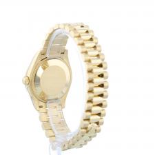 Ladies Rolex DateJust 31 278278 18ct Yellow Gold case with Dark Grey Diamond Set dial