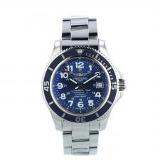 Gents Breitling Super Ocean II 42 A1736501 Steel case with Blue dial