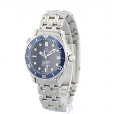 Gents Omega Seamaster 300 2551.80.00 Stainless Steel case with Blue Wave dial