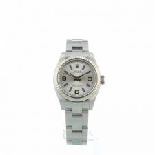 Ladies Rolex Oyster Perpetual 176234 Steel case with Silver dial