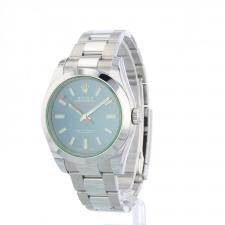 Gents Rolex Milgauss 116400GV Steel case with Blue dial