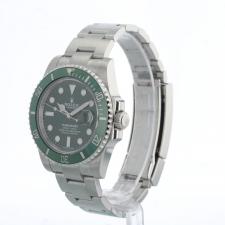 Gents Rolex Submariner Date 116610LV Steel case with Green dial