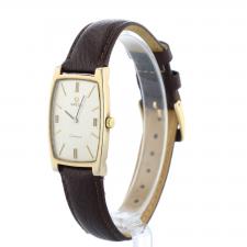 Gents Omega Geneve 9 CT case with Silver dial