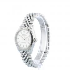 Ladies Rolex DateJust 31 278274 Steel case with Silver dial