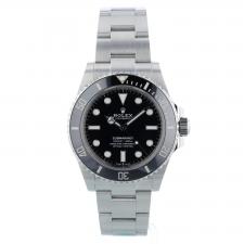 Gents Rolex Submariner Non Date 124060 Stainless Steel case with Black dial
