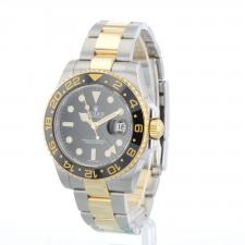 Gents Rolex GMT Master II 116713LN 18ct Yellow Gold   Stainless Steel case with Black dial