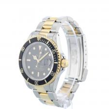 Gents Rolex Submariner Date 16613 18ct Yellow Gold Stainless Steel case with Black dial