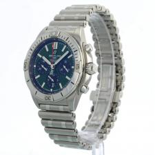 Gents Breitling Chronomat B01 42 AB0134101L1A1 Steel case with Green dial