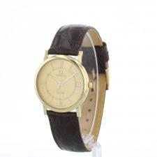 Gents Omega DeVille 73201412 18 CT case with Gilt dial
