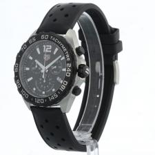 Gents Tag Heuer F1 Chrono CAZ1010 Steel case with Black dial