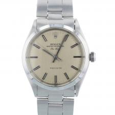 Gents Rolex Air King 5500 Steel case with Silver dial