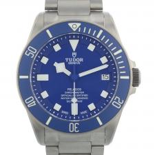 Gents Tudor Pelagos 25600TB Titanium case with Blue dial