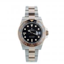 Gents Rolex GMT Master II 126711CHNR 18ct Rose Gold   Stainless Steel case with Black dial