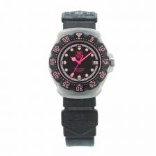 Ladies Tag Heuer Professional WA1217 Steel case with Black dial