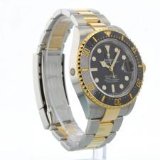 Gents Rolex Sea Dweller 126603 18ct Yellow Gold Stainless Steel case with Black dial
