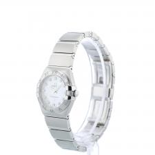 Ladies Omega Constellation 12310246055001 Steel case with MOP Diamond dial