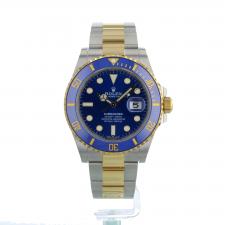 Gents Rolex Submariner Date 116613LB 18ct Yellow Gold   Stainless Steel case with Blue dial