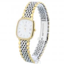 Gents Omega DeVille 1061 Gold Plated Stainless Steel case with White dial