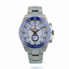 Gents Rolex Yacht-Master II 116680 Steel case with White dial