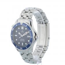 Gents Omega Seamaster Diver 300 25418000 Steel case with Blue Wave dial