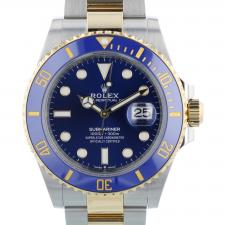 Gents Rolex Submariner Date 126613LB 18ct Yellow Gold   Stainless Steel case with Blue dial