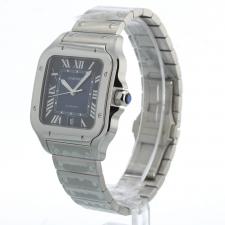 Gents Cartier Santos WSSA0030 Steel case with Blue dial