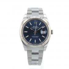 Gents Rolex Datejust 41 126334 Steel case with Blue dial