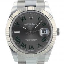 Gents Rolex Datejust 41 126334  case with Wimbledon dial