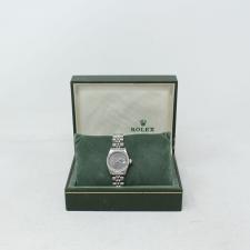 Ladies Rolex Oyster Perpetual Date 69160 Steel case with Grey dial