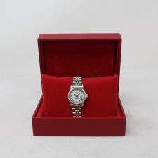 Ladies Rolex Oyster Perpetual Date 79160 Steel case with White dial