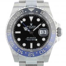 Gents Rolex GMT Master II 126710BLNR Stainless Steel case with Black dial