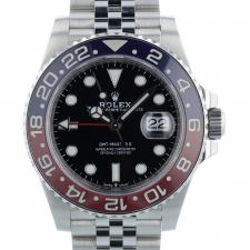 Gents Rolex GMT Master II 126710BLRO Stainless Steel case with Black dial