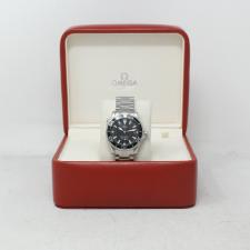 Gents Omega Seamaster 22625000 Steel case with Black Wave dial
