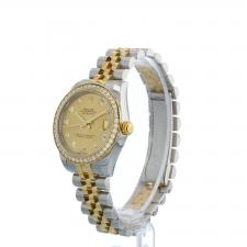 Ladies Rolex DateJust 31 178383 18ct Yellow Gold   Stainless Steel case with Gilt   Diamond dial