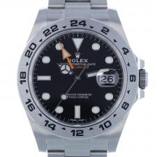 Gents Rolex Explorer II 216570 Stainless Steel case with Black dial