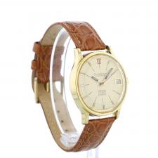 Gents Omega Constellation 198003 18ct Yellow Gold case with Gilt dial