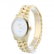 Gents Rolex Day Date 118238 18ct Yellow Gold case with White dial