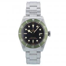 Gents Tudor Black Bay Harrods 79230G Steel case with Black dial