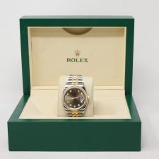 Gents Rolex Datejust 36 116233 18ct Yellow Gold   Stainless Steel case with Grey   Diamond dial