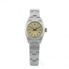 Ladies Rolex Oyster Perpetual 67194 Steel case with Silver dial