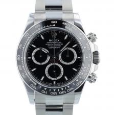 Gents Rolex Daytona 126500LN Stainless Steel case with Black dial