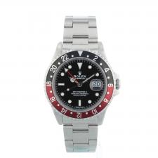Gents Rolex GMT Master II 16710 Steel case with Black dial