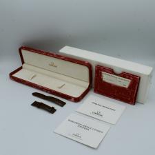 Gents Omega DeVille 7320.14.12 9 CT case with Gilt dial