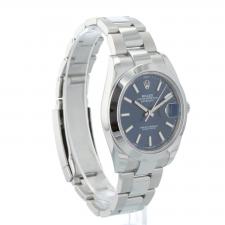 Gents Rolex Datejust 41 126300 Stainless Steel case with Blue dial
