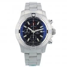 Gents Breitling Super Avenger A13375 Steel case with Black dial